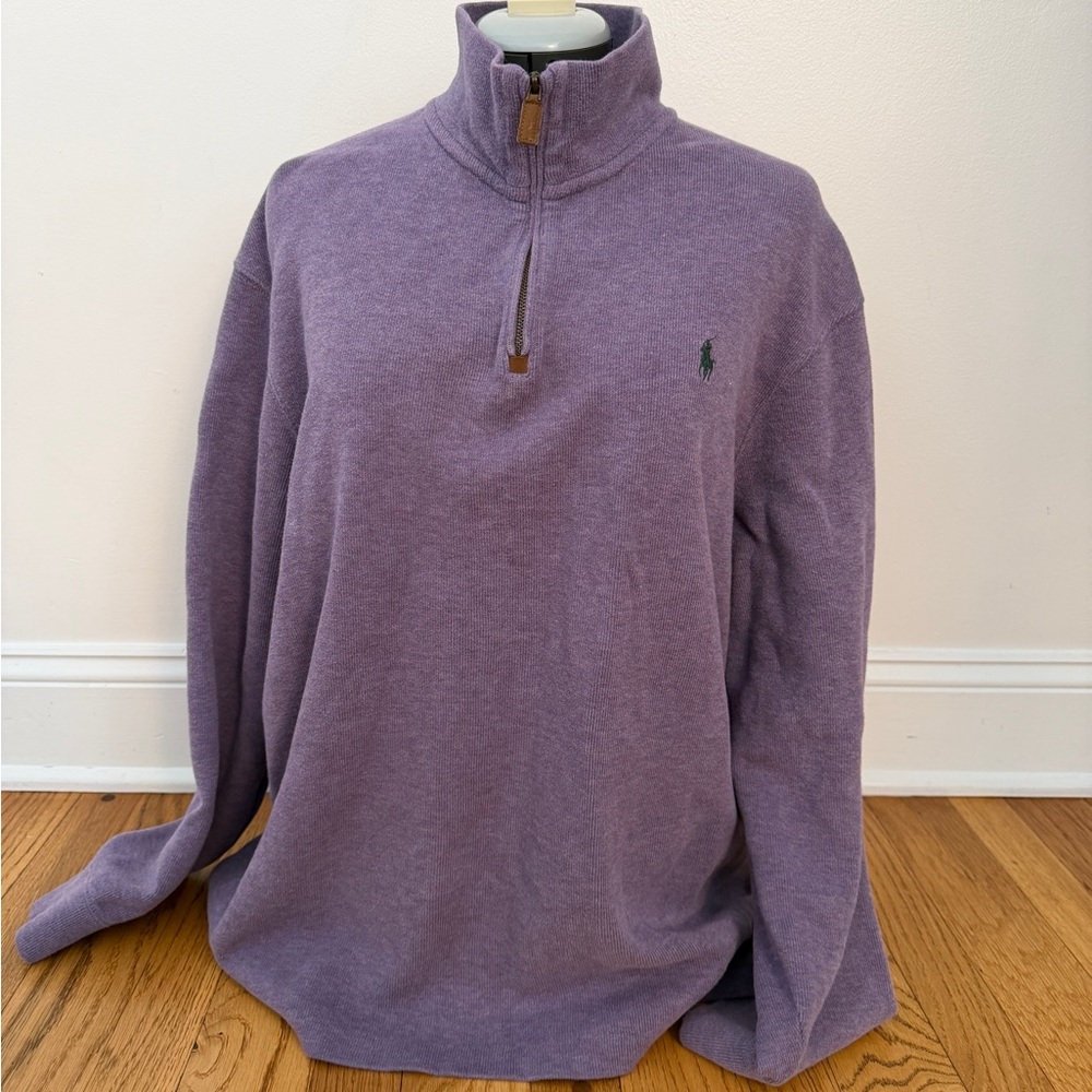 Ralph Lauren Lavender Polo Sweater XL